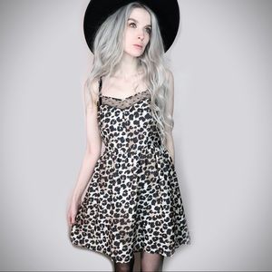 Leopard Print Cami Dress
